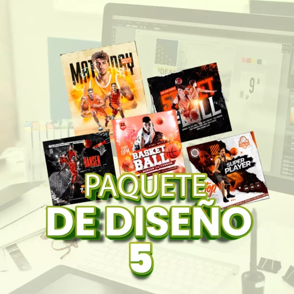 Paquete de 5 diseños