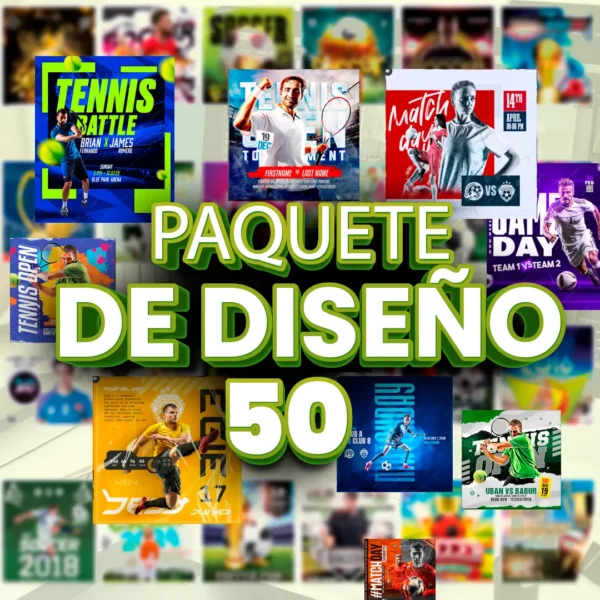 Paquete de 50 diseños