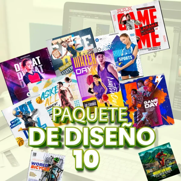 Paquete de 10 diseños